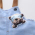 Комплект с Деним Гащеризон и 3Д Елементи Sleepy Bear - 3 части