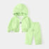 Спортен Комплект с Качулка и Модерна Талия Green Chick - 3 части