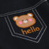 Ватиран Комплект с Поларен Суитшърт и Бродерии Hello Bear - 2 части