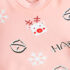 Ватиран, Коледен Комплект Happy Reindeer Pink – 2 части
