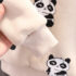 Ватиран Комплект от Пресована Вълна с Пълнеж и Качулка Panda Hurry - 3 части