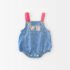 Denim Гащеризон с Бродерия Happy Peppa