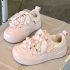 Спортно-Елегатни Обувки с Връзки и 3Д Цветя Floral Elegance Pink