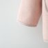Premium Палтo от Еко Велур с Плюшена Вата, Качулка и Заешки Ушички Pastel Pink Bunny