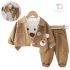 Деним Комплект с Добавени 3Д Елементи Bear Buddy - 3 части