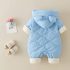 Капитониран Космонавт с Плюшена Вата и Качулка с 3Д Ушички Cuddle Hug Skyblue