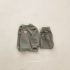 Комплект от Рипс Плетиво с Ефектна Апликация Gentle Bear Olive Green - 2 части