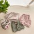 Комплект от Рипс Плетиво с Ефектна Апликация Gentle Bear Olive Green - 2 части