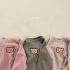 Комплект от Рипс Плетиво с Ефектна Апликация Gentle Bear Olive Green - 2 части