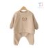 Комплект от Рипс Плетиво с Ефектна Апликация Gentle Bear Beige - 2 части