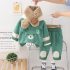 Ватиран Комплект с Качулка, Добавени Плюшени Зони и Шал Plush Bear - 3 части