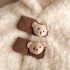 Пухкаво Пончо от Плюш с Качулка и 3Д Елементи Snuggly Teddy