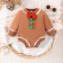 Боди с 3Д Елементи и Ефектни Къдри Cute Christmas Gingerbread