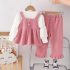 Вафлен Комплект с Туника, 3Д Елементи и Елегантен Панталон Adorable Bunny - 3 части