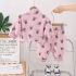Спортен Комплект с Висока Яка, Закопчаване с Цип и Множество Щампи BB Allover Pink - 2 части