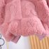 Комплект от Плюш с Релефни Орнаменти Cuddle Bunny Pink - 2 части