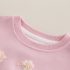 Модерен Комплект с Набор от Къдри, Бродерии и 3Д Панделки Mini Ballerina Pink - 2 части