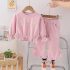 Модерен Комплект с Набор от Къдри, Бродерии и 3Д Панделки Mini Ballerina Pink - 2 части