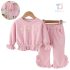 Модерен Комплект с Набор от Къдри, Бродерии и 3Д Панделки Mini Ballerina Pink - 2 части