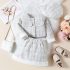 Официален Комплект от Букле със Сако, Пола и Барета Parisian Style White - 3 части