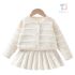 Комплект от Плетиво с Жилетка и Плисирана Пола Soft Luxe - 2 части