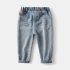 Деним Панталон с Протрити Зони Faded Slim