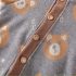 Гащеризон от Фино Плетиво с Мечета Fuzzy Friend Onesie