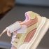 Спортни Обувки от Велур и Еко Кожа с Велкро Закопчаване и Връзки Sunset Dash Pink