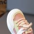 Спортни Обувки от Велур и Еко Кожа с Велкро Закопчаване и Връзки Sunset Dash Pink