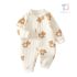 Premium Оребрен Гащеризон от Органичен Памук Cozy Teddy