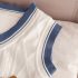 Комплект от Риза с Класическа Яка и Релефен Ромпър в Микс от Материи Elegant Puppy - 2 части