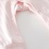 Premium Ромпър от Оребрен Органичен Памук с Тик-Так и Бродерия Angel Crown Softpink