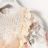 Premium Рокля с Флорален Десен, Френска Дантела, Къдри и Панделка от Тюл Romantic Ruffles