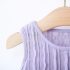 Рокля с Ефирен Релеф, Многоцветен, Преливащ Тюл с Къдри и Панделка Dreamy Mist Lavender