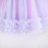 Рокля с Ефирен Релеф, Многоцветен, Преливащ Тюл с Къдри и Панделка Dreamy Mist Lavender