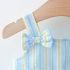 Комплект от Рокля с Френска Дантела, Панделки и Капела Little Mademoiselle Blue - 2 части