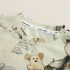 Комплект от Тениска с Множество Мечета и Къс, Деним Панталон Bear Buddy Green – 2 части