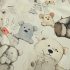 Комплект от Тениска с Множество Мечета и Къс, Деним Панталон Bear Buddy Green – 2 части
