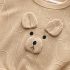 Комплект от Блузка/Суитшърт с Релеф, 3Д Елементи и Панталон с Щампи Bear Smile - 2 части