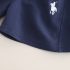Комплект от Тениска с Класическа Яка и Къс Панталон с Бродерии Classic Polo Navy - 2 части