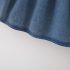 Комплект от Рипс Блуза с Буфан Ръкав и Дънков Сукман с 3Д Елементи Daisy Denim - 2 части