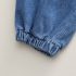Дънков Комплект от Суитшърт с Полу Цип и Панталон Lil' Denim - 2 части