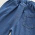 Дънков Комплект от Суитшърт с Полу Цип и Панталон Lil' Denim - 2 части