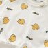Комплект от Блузка/Суитшърт и Дънков Гащеризон с 3Д Елементи Little Duck - 2 части