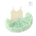 Premium Комплект от Плетен Топ и Многопластова Туту Пачка Minty Ballerina - 2 части
