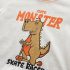 Комплект от Тениска с Щампа и Къс, Дънков Панталон с Бродерии Skate Dino - 2 части