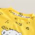 Комплект от Модерна Тениска и Къс, Дънков Панталон Street Smiles Yellow - 2 части