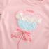 Комплект с Бродерии и Ефектни, 3Д Елементи Summer Bear Delight Pink - 2 части