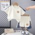 Комплект с Бродерии и Меланжирани Елементи Teddy Luxe - 2 части