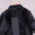 Дънков Комплект с Ефектни Шевове Vintage Denim Black – 3 части